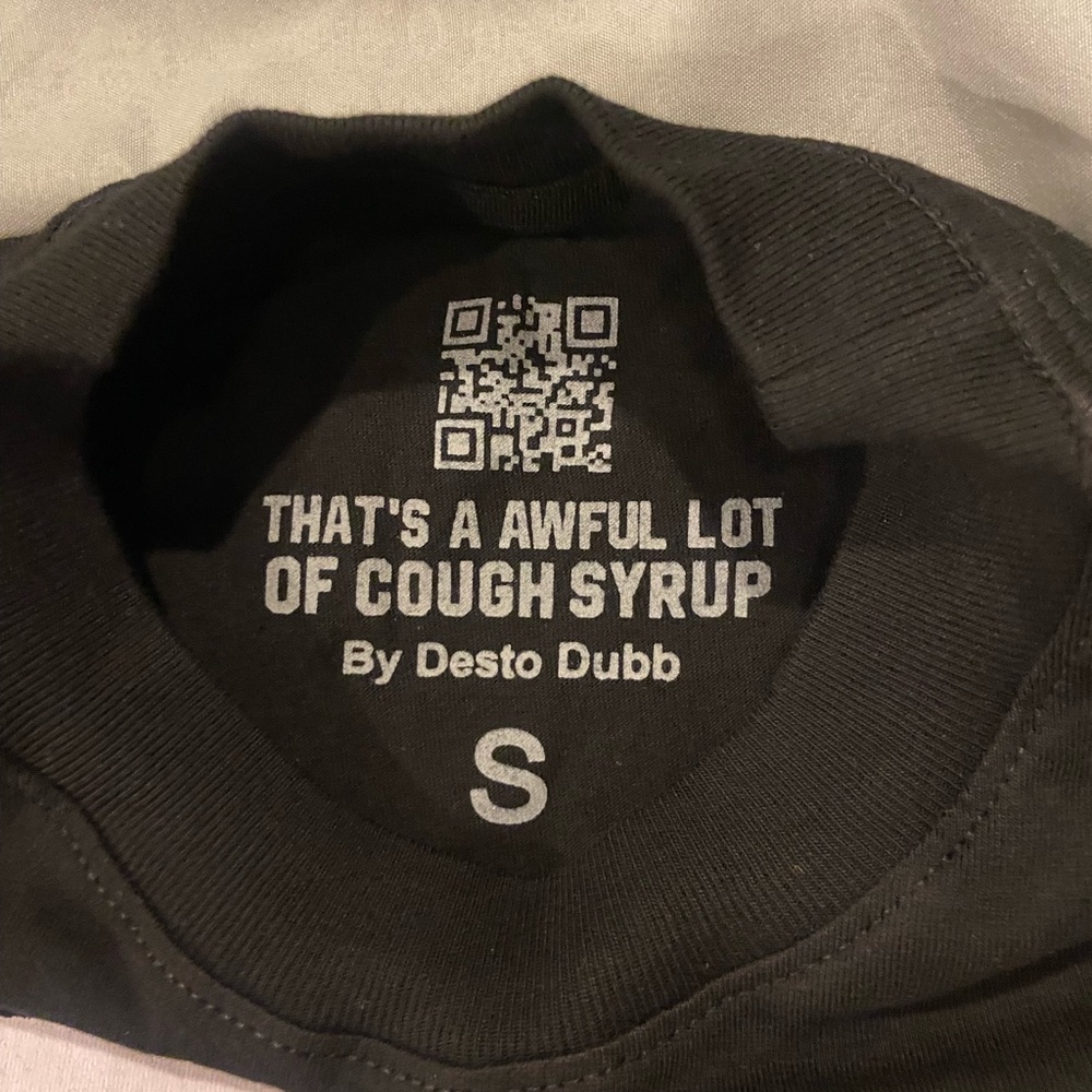 Black Thats an awful lot of cough syrup Tee - Picture 5 of 6